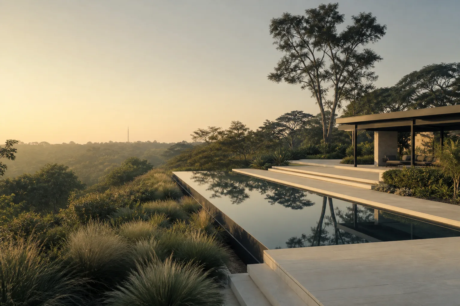 Coastal residential estate landscape in Mombasa