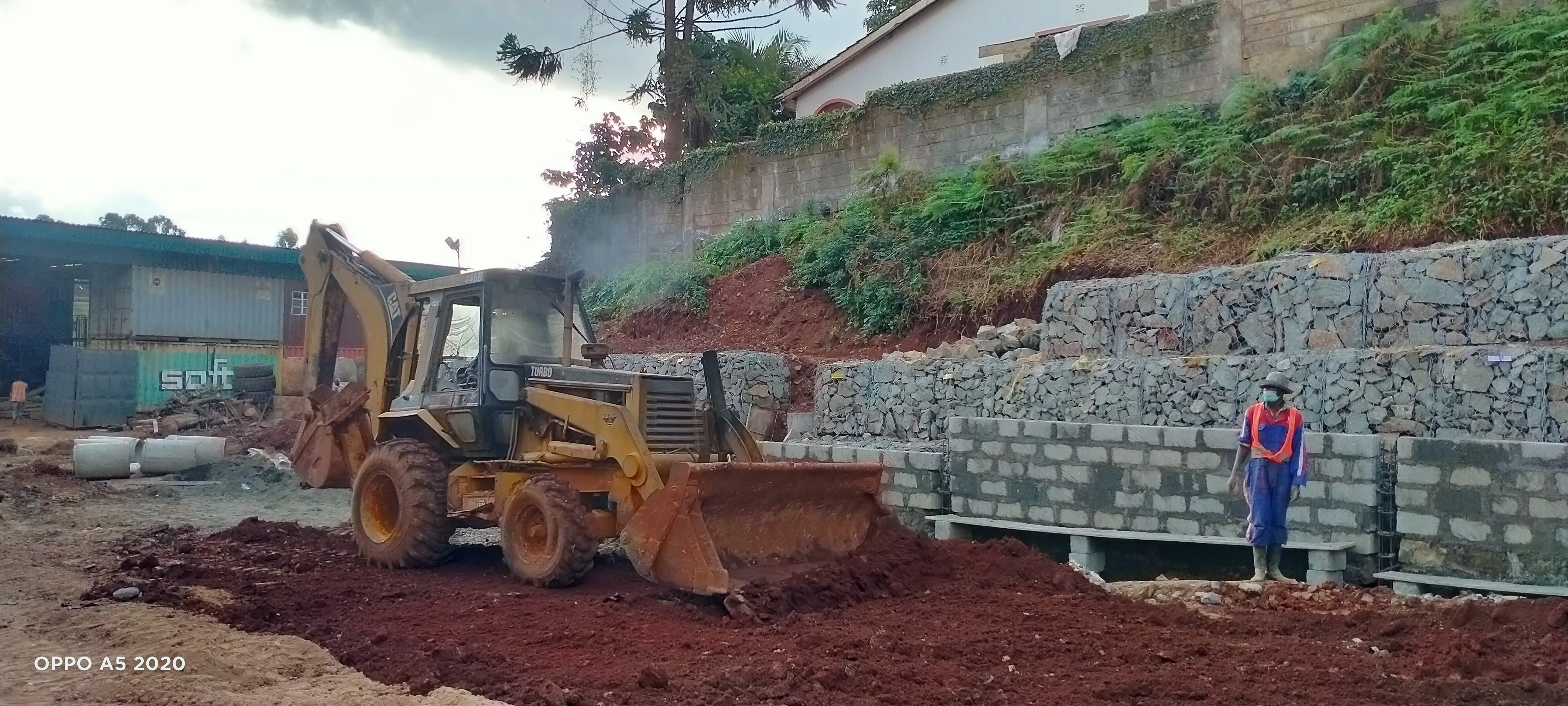 gabion installation